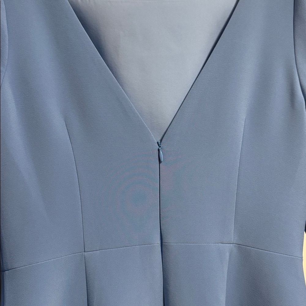NWT [Sachin + Babi] Patrizia Bateau Neck Midi Dress in Chambray Blue Women’s 8 - Picture 8 of 13